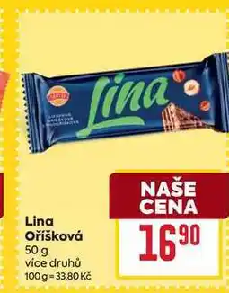 Billa Lina Oříšková 50 g nabídka