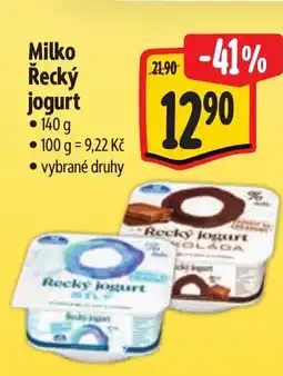 Albert Milko Řecký jogurt nabídka