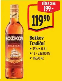 Albert Božkov Tradiční nabídka