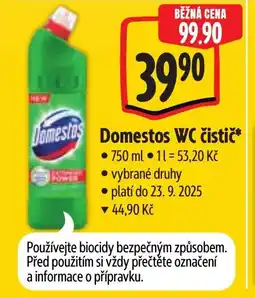 Albert Domestos WC čistič nabídka