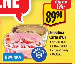 Albert Zmrzlina Carte d'Or nabídka