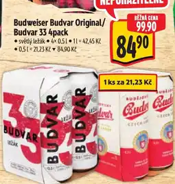 Albert Budweiser Budvar Original/ Budvar 33 nabídka