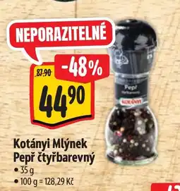 Albert Kotányi Mlýnek Pepř čtyřbarevný nabídka