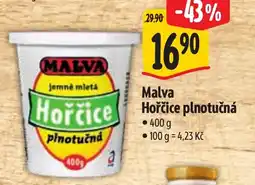 Albert Malva Hořčice plnotučná nabídka