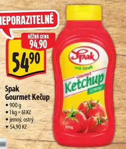 Albert Spak Gourmet Kečup nabídka