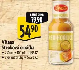 Albert Vitana Steaková omáčka nabídka