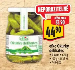 Albert Efko Okurky delikates nabídka