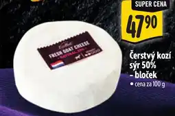 Albert Čerstvý kozí sýr 50% - bloček nabídka
