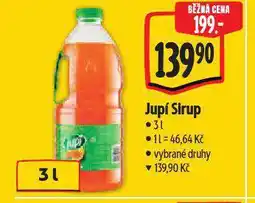 Albert Jupí sirup nabídka