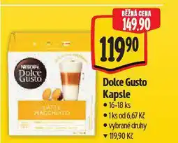 Albert Dolce gusto kapsle nabídka