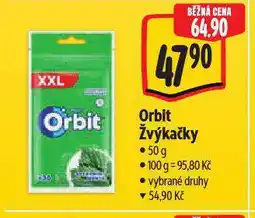 Albert Orbit žvýkačky nabídka
