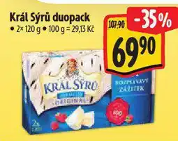 Albert Král sýrů duopack nabídka