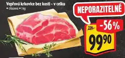 Albert Vepřová krkovice bez kosti - v celku nabídka