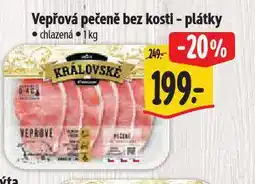 Albert Vepřová pečeně bez kosti - plátky nabídka