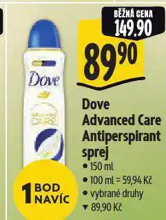 Albert Dove advanced care antiperspirant sprej nabídka