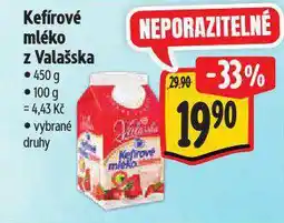 Albert Kefírové mléko z valašska nabídka