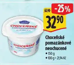 Albert Choceňské pomazánkové neochucené nabídka