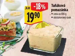 Albert Tuňáková pomazánka nabídka