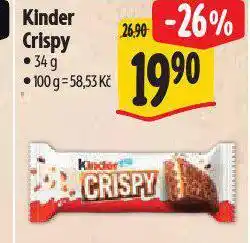 Albert Kinder cripsy nabídka