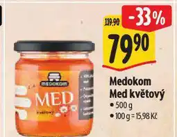 Albert Medokom med květový nabídka