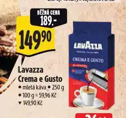 Albert Lavazza creme e gusto nabídka