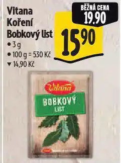 Albert Vitana koření bobkový list nabídka