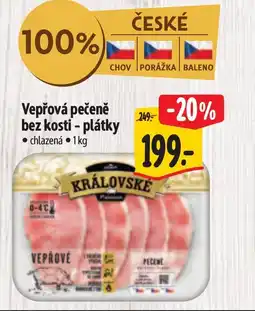 Albert Vepřová pečeně bez kosti - plátky nabídka