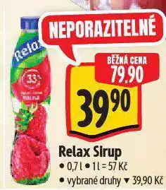 Albert Relax sirup nabídka