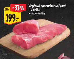 Albert Vepřová panenská svíčková - v celku nabídka