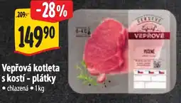 Albert Vepřová kotleta skostí - plátky nabídka