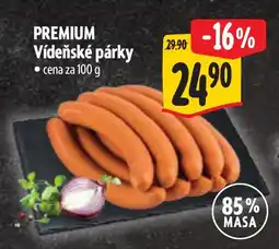 Albert Premium Vídeňské párky nabídka