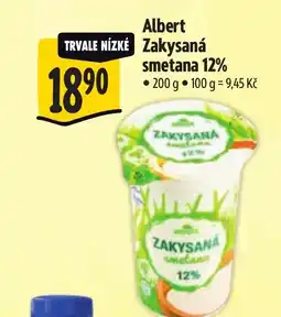 Albert Albert Zakysaná smetana 12% nabídka