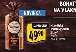 Albert Mlynářský Toustový chléb žitný nabídka