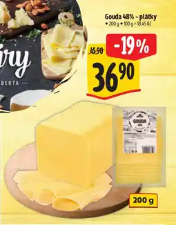 Albert Gouda 48% - plátky nabídka