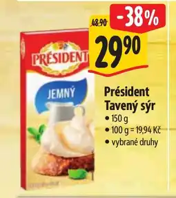 Albert PRESIDENT Tavený sýr nabídka