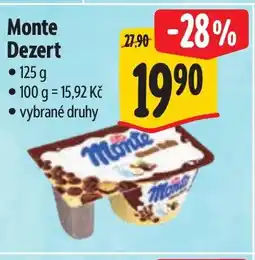Albert Monte Dezert nabídka