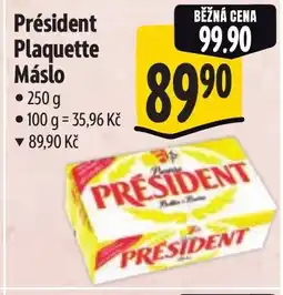 Albert Président Plaquette Máslo nabídka