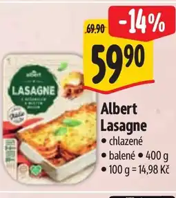 Albert Albert Lasagne nabídka