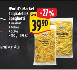 Albert World's Market Tagliatelle/ Spaghetti nabídka