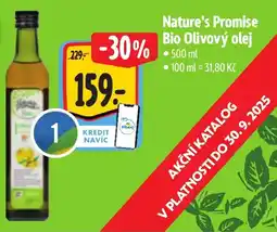 Albert Nature's Promise Bio Olivový olej nabídka
