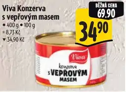 Albert Viva Konzerva s vepřovým masem nabídka