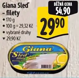 Albert Giana Sled' - filety nabídka
