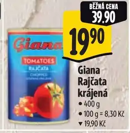 Albert Giana Rajčata krájená nabídka