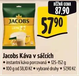 Albert Jacobs Káva v sáčcích nabídka