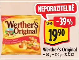 Albert Werther's Original nabídka