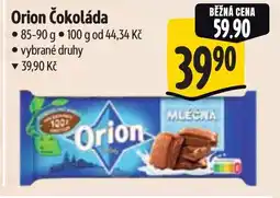 Albert Orion Čokoláda nabídka