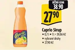 Albert Caprio Sirup nabídka