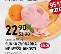Terno ŠUNKA ZVONAŘKA NEJVYŠŠÍ JAKOSTI 1 kg nabídka