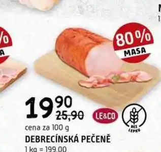 Terno DEBRECÍNSKÁ PEČENĚ 100 g nabídka