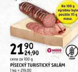 Terno PÍSECKÝ TURISTICKÝ SALÁM 100 g nabídka